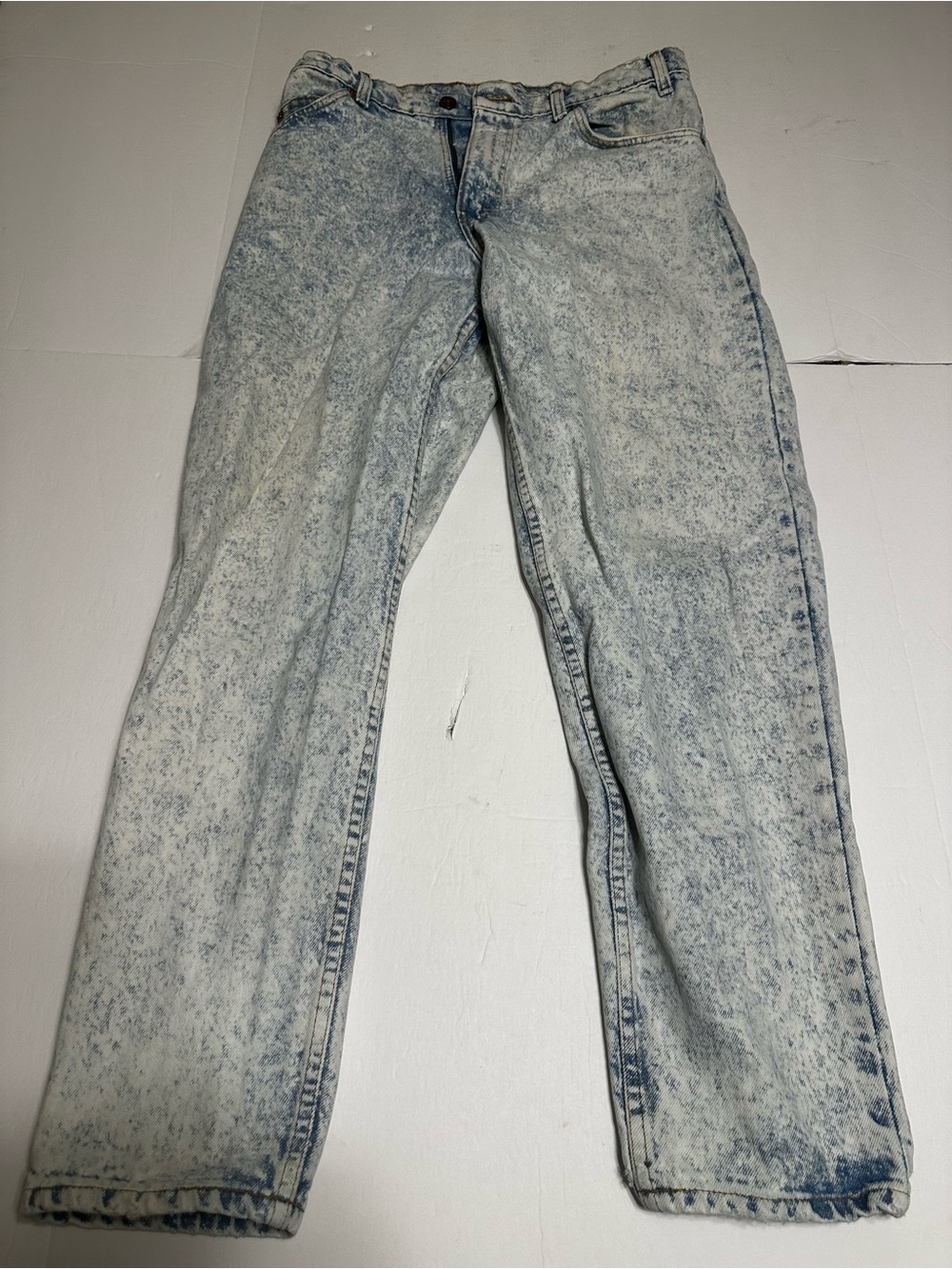 Men's Levi’s 575 Orange Tab Light Acid-Wash Jeans
